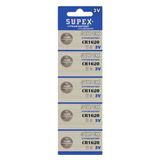 Supex CR1620 3V 5’li Lityum Pil