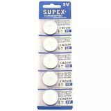 Supex CR2430 3V Lityum Düğme Pil 5'li Kart