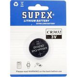 Supex Cr3032 3V Lityum Düğme Pil Tekli Paket (Kdo)
