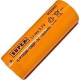 Supex ICR18500-1500F-3C 3.7V 1500MAH Li-Ion Düz Kafa Pil