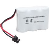 Supex Nı-Cd 3lü Kısa Açık 3.6V 300 Mah Telsiz Telefon Pili (SP-300) 1,2 V Yok Tek Kullanımlık Alkalin Piller 0850-0004 - 1 Adet