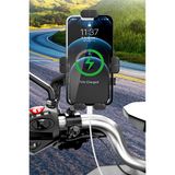 Suporte Darbe Emici Telefon Tutucu Motosiklet Scooter Için 4-7inç Telefon Uyumlu
