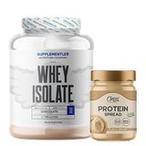 Supplementler.com Isolate Protein 1000 Gr + Clean Powders Protein Spread Fındık Kreması Kombinasyonu Aromasiz
