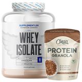 Supplementler.com Isolate Protein 2000 Gr + Clean Powders Protein Granola Kombinasyonu Aromasiz