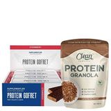 Supplementler.com Protein Gofret 40 Gr 12 Adet + Clean Powders Protein Granola Kombinasyonu Aromasiz
