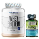 Supplementler.com Whey Protein 1000 Gr + Nature's Supreme Omega 3 1000 Mg 60 Kapsül Kombinasyonu Aromasiz