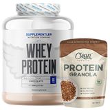 Supplementler.com Whey Protein 2000 Gr + Clean Powders Protein Granola Kombinasyonu Aromasiz