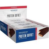 Supplementler Protein Gofret 40 gr 12 Adet Çilek Aromalı Besin Takviyesi