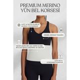 Supportive Yün Bel ve Sırt Korsesi - Termal Isıtıcılı Bel Destek Korsesi - Romatizma ve Bel Ağrısı Korsesi - XXL (44 - 47 cm)