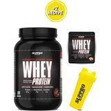 Suppro Nutrition Çikolata Aromalı Whey Protein Tozu 990 g – Kas Gelişimini Destekleyen Sporcu Besin Takviyesi