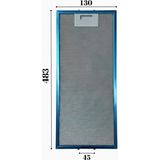 Süppürge Esty Ile Uyumlu Davlumbaz 13X48,5 cm Arka Aralık 4,5 cm Aspiratör Yağ Filtre