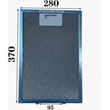 Süppürge Esty Ile Uyumlu Davlumbaz 28X37 cm Arka Aralık 12,5 cm Aspiratör Filtresi