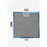 Süppürge Esty Ile Uyumlu Davlumbaz 32,5X26 cm Arka Aralık 12,5 cm Aspiratör Filtresi