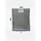 Süppürge Esty Ile Uyumlu Davlumbaz En 265 mm Boy 388 mm Filtresi 26,5X38,8 cm Aspiratör Yağ Filtre - 1