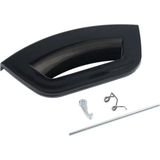 Süppürge Hotpoint Ile Uyumlu Ariston WMF823FR Çamaşır Makinesi Kapak Mandal Tutamağı Siyah - 1