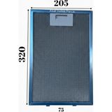 Süppürge Teka Ile Uyumlu Davlumbaz 20,5X32 cm Arka Aralık 7,5 cm Aspiratör Filtresi - 1