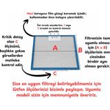 Süppürge Termikel Ile Uyumlu Davlumbaz 26X32 cm Arka Aralık 4,5 cm Aspiratör Filtresi - 1