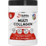 Supra Protein 5'İ 1 Arada: Multi Kolajen + Multi Vitamin Toz Formül Balık, Sığır, Tavuk, Yumurta Kaynaklı 5 Tip Kolajen Ve Vitamin Kompleksi - --