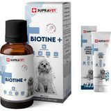 Supravet Plus +B For Köpek Biotine Damla 100 ml (Köpekler Için Tüy Sağlığı Damlası) + Yetişkin Köpekler Için Vitamin Malt Macun 30 gr
