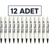 Supreme Brush Marker Esnek Fırça Uçlu Kalem Siyah 12 Li Paket