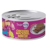 Supreme Cat 85 gr Kıyılmış Tavuklu ve Uskumrulu Yetişkin Konserve Kedi Maması