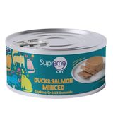 Supreme Cat Kıyılmış Ördekli ve Somonlu Yaş 85 gr Kedi Mama