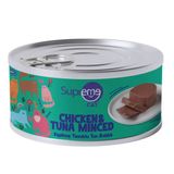 Supreme Cat Kıyılmış Tavuklu ve Ton Balıklı Yaş 85 gr Kedi Mama