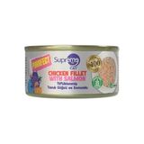 Supreme Cat Purrfect Tiftiklenmiş Tavuk Göğsü ve Somonlu Konserve Kedi Yaş Maması, 70 gr, Tahılsız