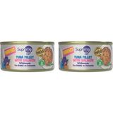 Supreme Cat Purrfect Tiftiklenmiş Ton Balıklı ve Somonlu Konserve Kedi Maması 70 gr (2 paketi)