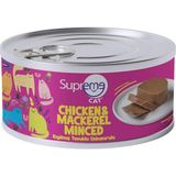 Supreme Cat Tavuk & Uskumru Kıyılmış Konserve Yaş Kedi Maması 85 Gr - Tavuk - Balık