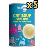 Supreme Cat Ton Balıklı 5x135 ml Kedi Çorbası