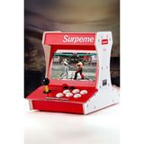 Supreme Çift Arcade Kol 10INÇ Çift Ekran 3000+ Oyunlu Retro Arcade Atari Old School - Street Fight - Kırmızı