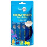 Supreme Crema Ton ve Midye 4x14 gr Ek Besin ve Kedi Ödülü