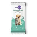 Supreme Dog Kedi ve Köpekler İçin Temizleme ve Bakım Mendili (60'lı)