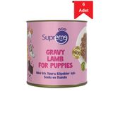 Supreme Dog Mini Irk Yavru Köpekler İçin Soslu Ve Kuzulu Konserve Mama 200 Gr X 6 Adet