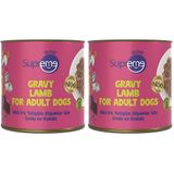 Supreme Dog Mini Irk Yetişkin Köpekler için Soslu ve Kuzulu Konserve Mama 200 gr (2 paketi)