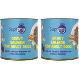 Supreme Dog Mini Irk Yetişkin Köpekler Için Soslu ve Somonlu Konserve Mama 200 gr (2 Paketi) - 0,75 kg