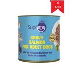 Supreme Dog Mini Irk Yetişkin Köpekler İçin Soslu Ve Somonlu Konserve Mama 200 Gr X 6 Adet