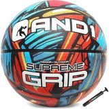 Supreme Grip Basketbol: Resmi Regülasyon Boyutu 7 (74,93 Cm) Kauçuk Top - Derin Kanal Yapısı ile - Standart