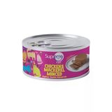Supreme Kedi Yaş Maması Kıyılmış Tavuk,Uskumru 85G