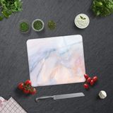 Supreme Mermer Görünümlü | Cam Kesme Tahtası (29cm x 34cm)