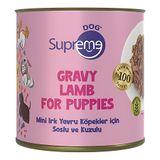 Supreme Soslu ve Kuzulu Küçük Irk Yavru Köpek Konserve Maması 200gr 12li