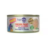 SUPREME Supreme Cat Tiftiklenmiş Tavuk Göğüsü Ve Somonlu Kedi Konservesi 70gr