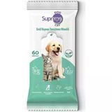 SUPREME Supreme Yeşil Çaylı Kedi Ve Köpek Temizleme Mendili 60 adet
