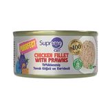 Supreme Tiftiklenmiş Tavuk Göğüs Eti ve Karidesli 70 gr Kedi Maması