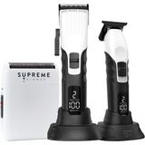 Supreme Trimmer Fade Tıraş Makinesi Seti – Solo Shaver + 2spee Trimmer & 2spee Clipper Tıraş Makinesi - Beyaz