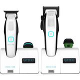 Supreme Trimmer Recharge Tıraş Makineleri Seti 7500+ Rpm Motor, 3 Saatlik Pil, Çıkarılabilir Batarya - Beyaz