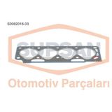 Supsan S0082018-03 S0082018-3 Silindir Kapak Contası 3 Delık R19 Clıo Express Kangoo Megane 1.9d F8Q Saçlı Klıng