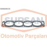 Supsan S0082050-03 S0082050-3 Silindir Kapak Contası 3 Delık Partner 1.9d Xud9 1.8d Uyumlu Xud7 Saçlı Klıngrit