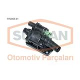 SUPSAN TH0005-1 Termostat Ford Fiesta/Fusion 1.6 TDCI 90Bg Eng. Hhjc-Hhjd-Hhje-Hhjf-Ubja 2001-2012 - Focus 1.6 Td